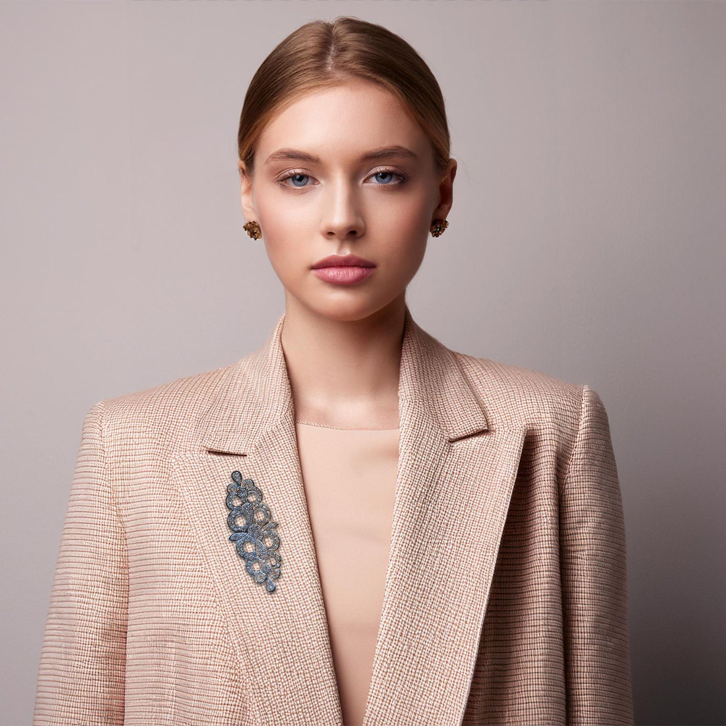 Broche Josefien Zilver