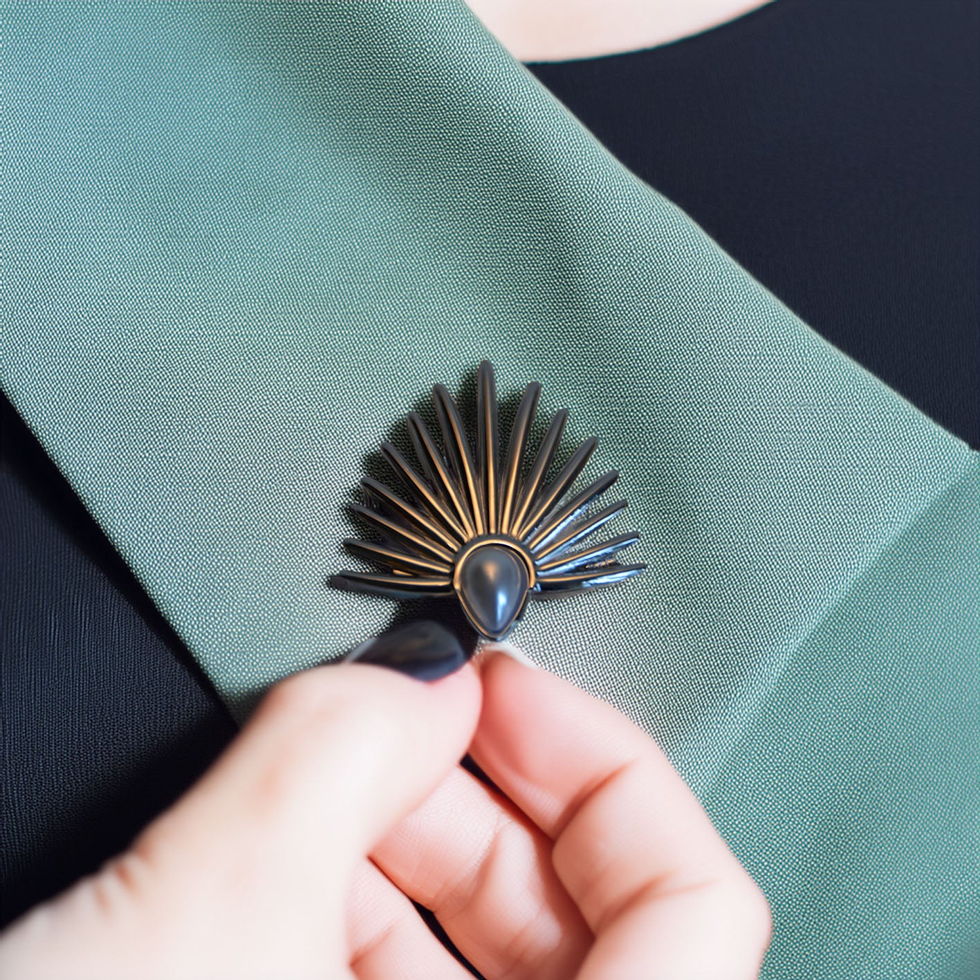 Broche Emma Zilver