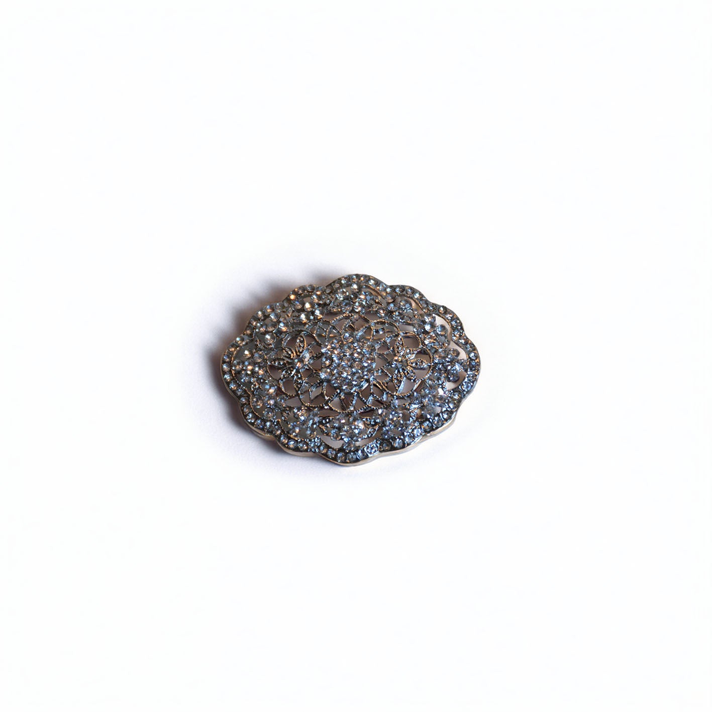 Broche Fleur Zilver