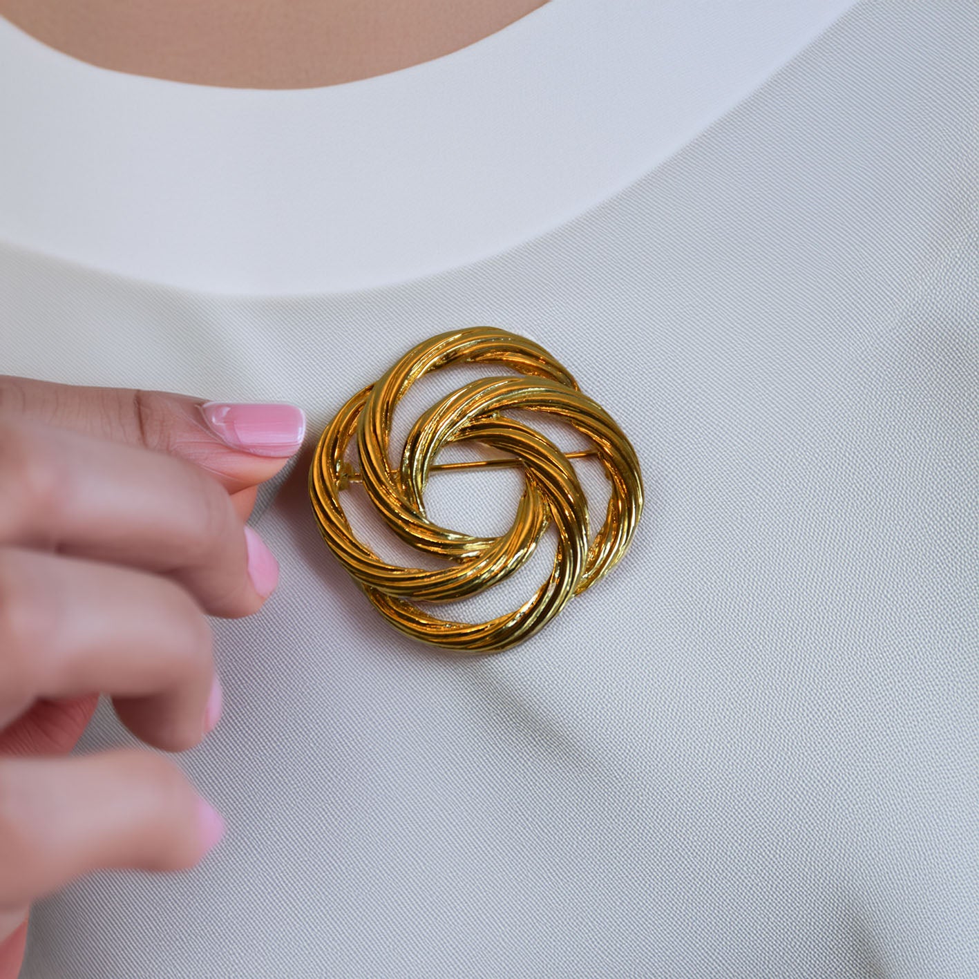 Broche Stella Goud