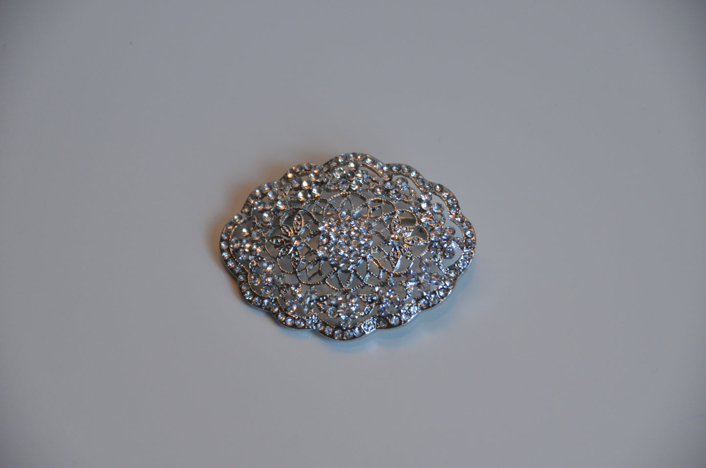 Broche Fleur Zilver